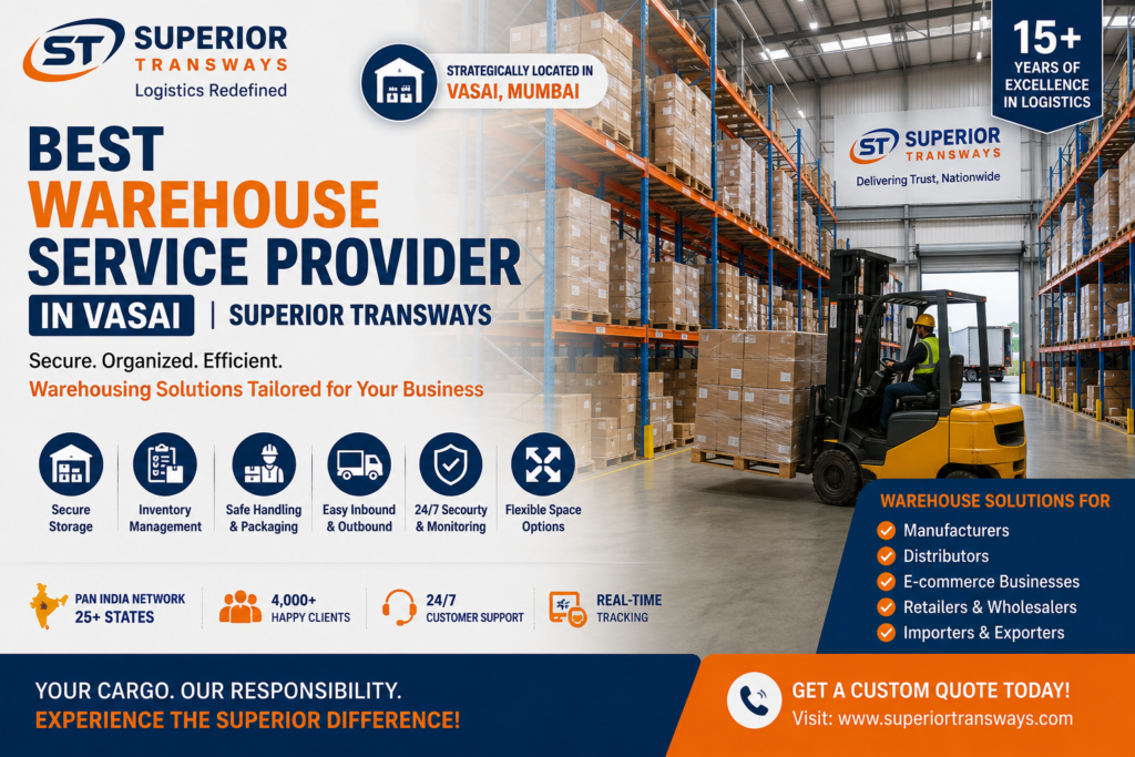Best Warehouse Service Provider in Vasai