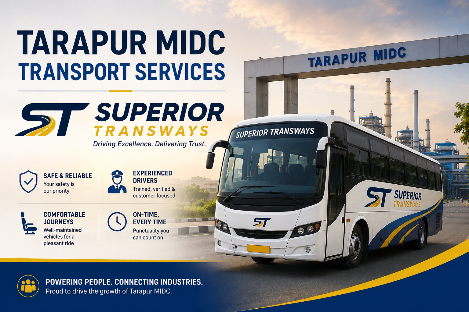 Tarapur MIDC Transport Services – Superior Transways
