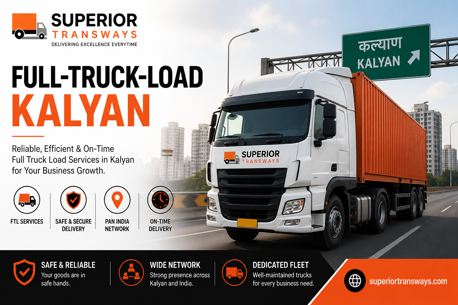 Full Truck Load Services in Kalyan