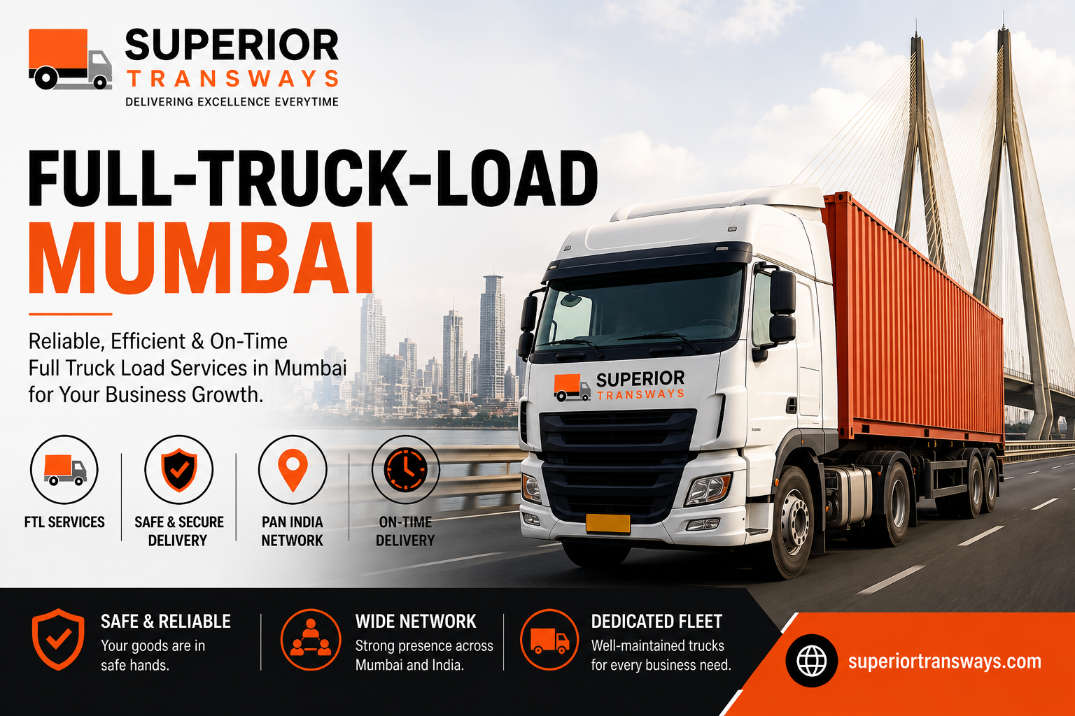 Full Truck Load Services in Mumbai