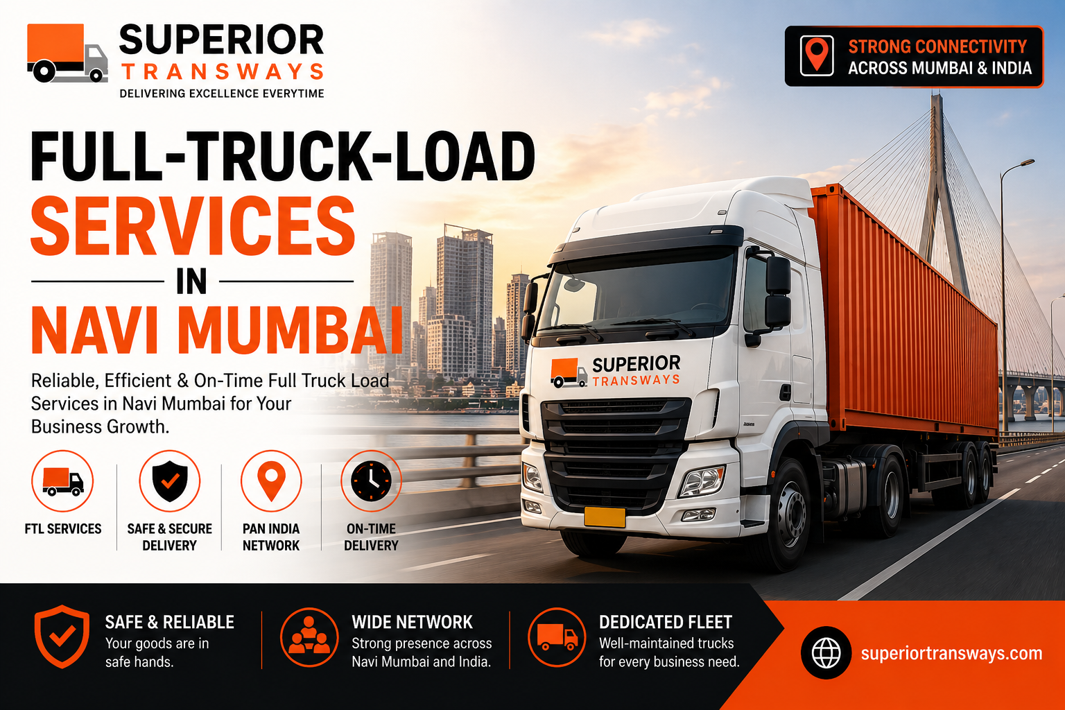 Full Truck Load Services in Navi Mumbai