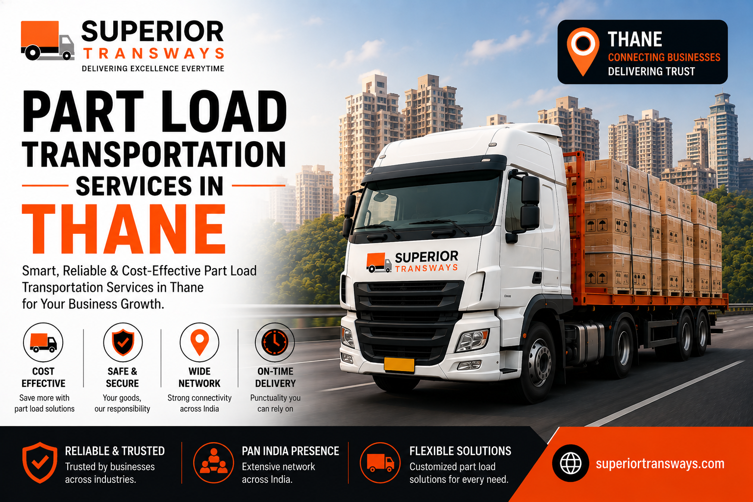 Part Load Transportation Services in Thane