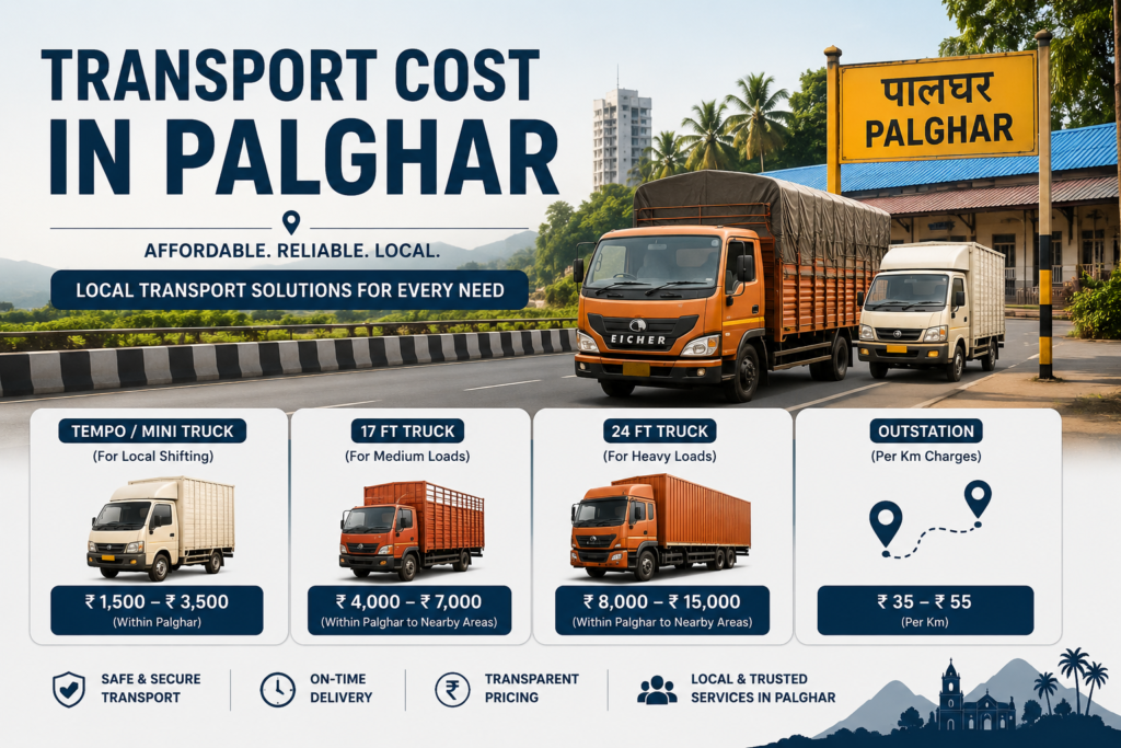 Transport Cost in Palghar: Complete Guide (2026)