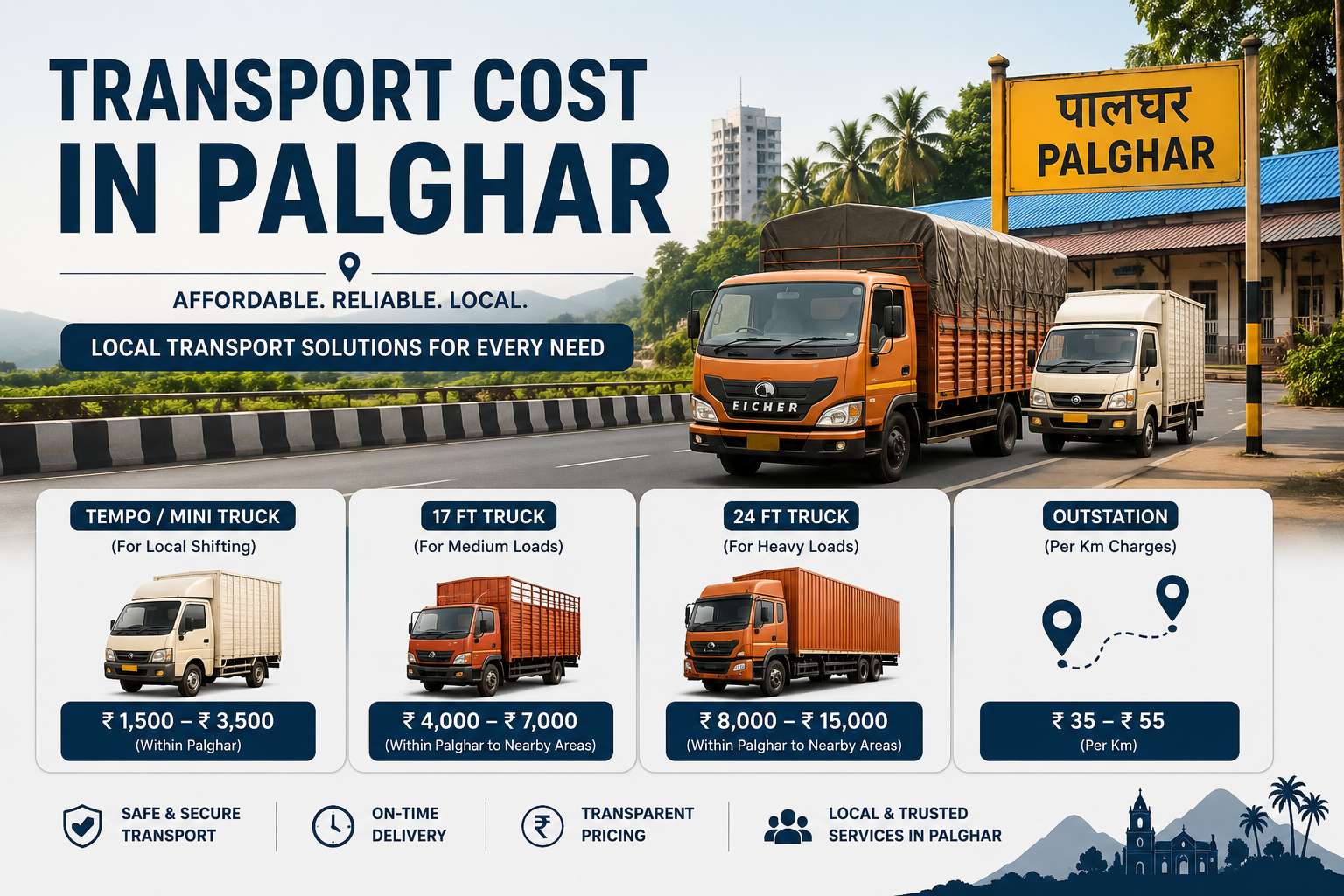 Transport Cost in Palghar: Complete Guide (2026)