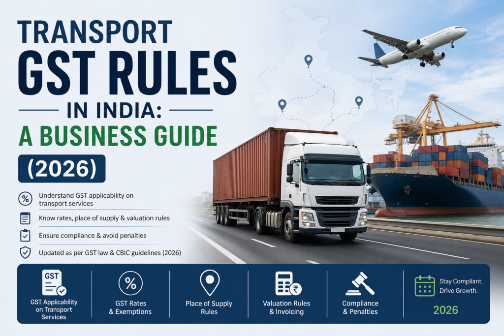 Transport GST Rules in India: A Business Guide (2026)