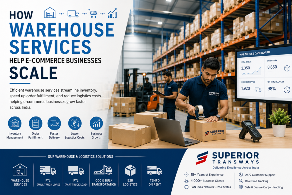 Warehouse Services for E-Commerce Business Growth
