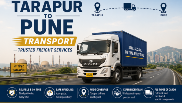 Tarapur to Pune Transport – Trusted Freight Services