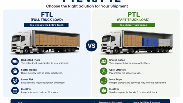 FTL vs PTL: Which Freight Option Is Right for You?