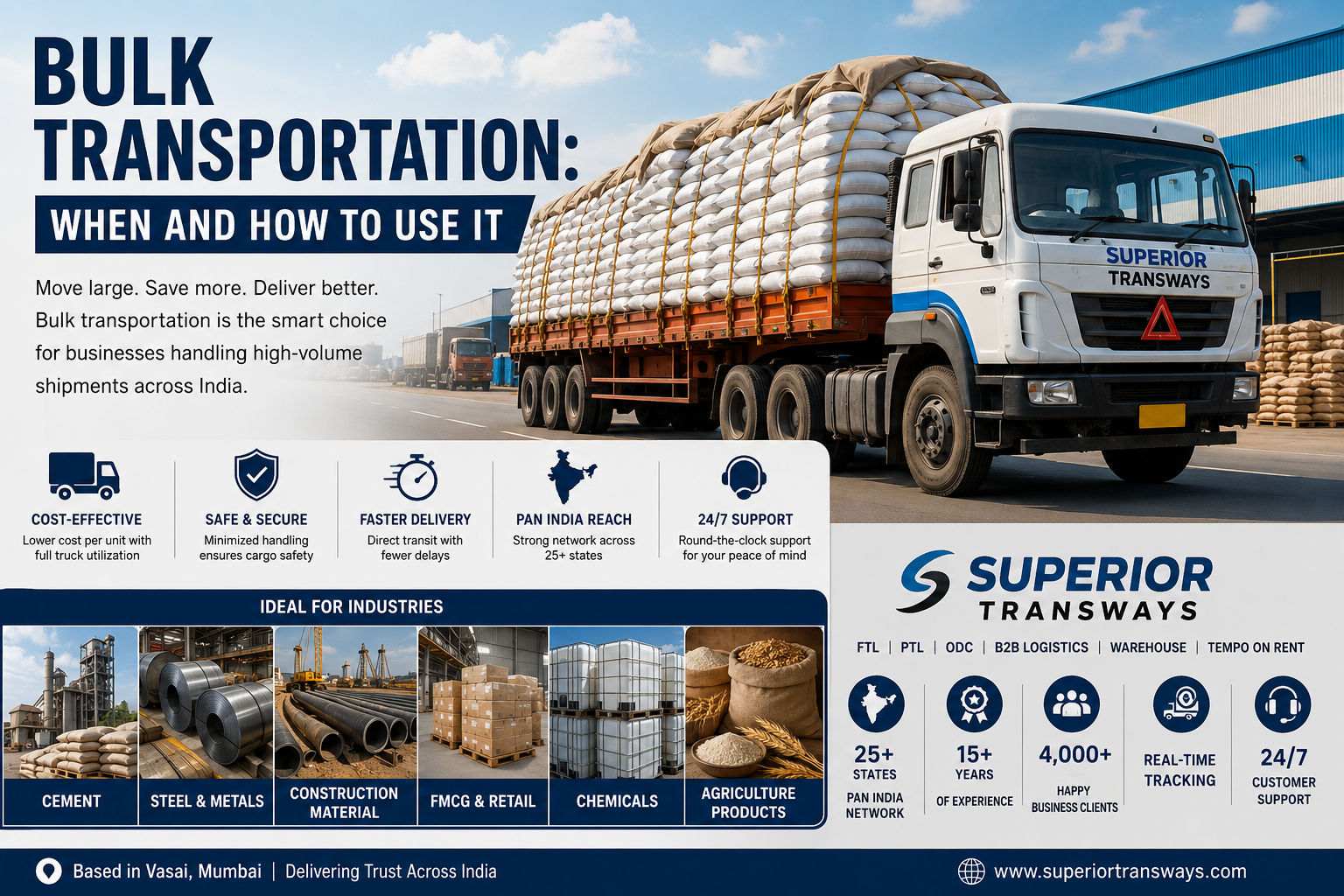 Bulk Transportation: When and How to Use It in India