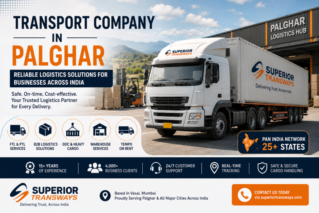 Transport Company in Palghar | Reliable Logistics Services