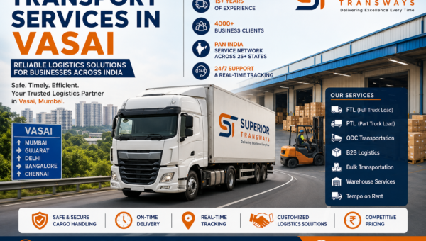 Transport Services in Vasai | Reliable Logistics Company