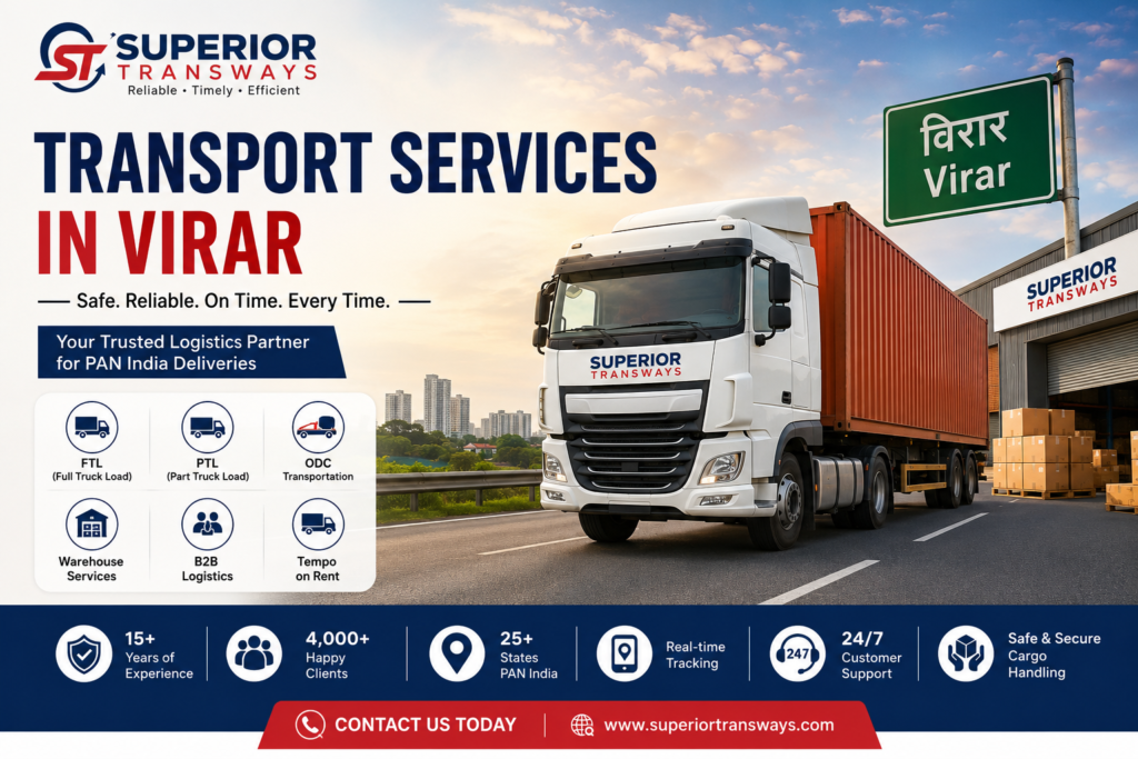 Transport Services in Virar | Reliable Logistics Company