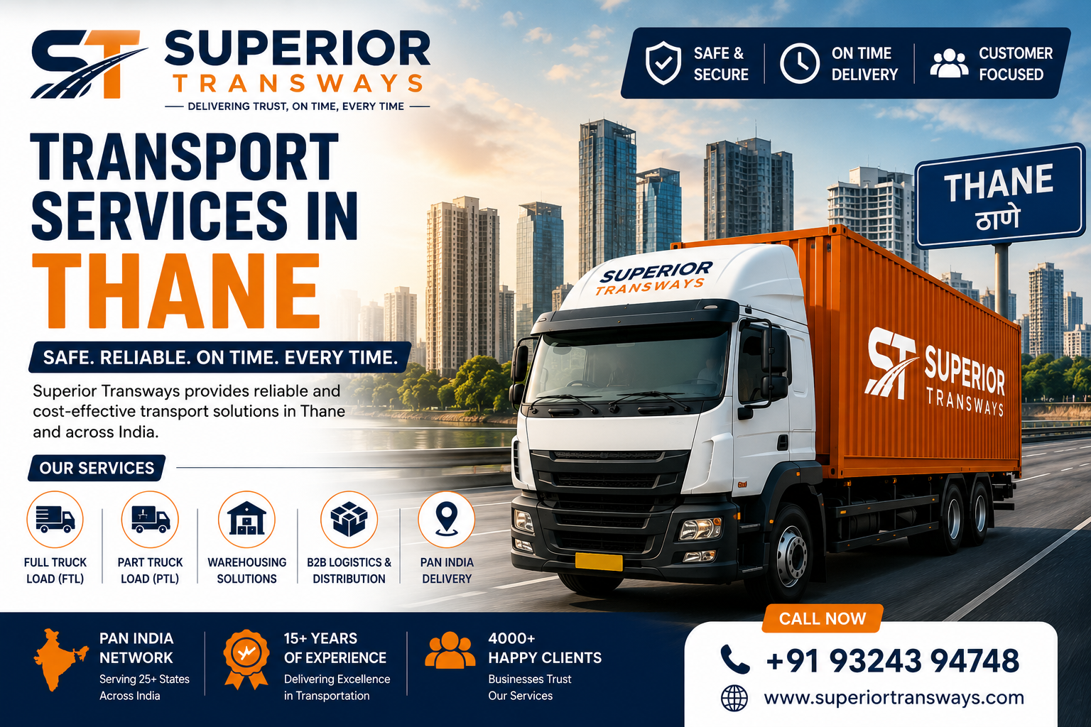 Transport Services in Thane | Superior Transways