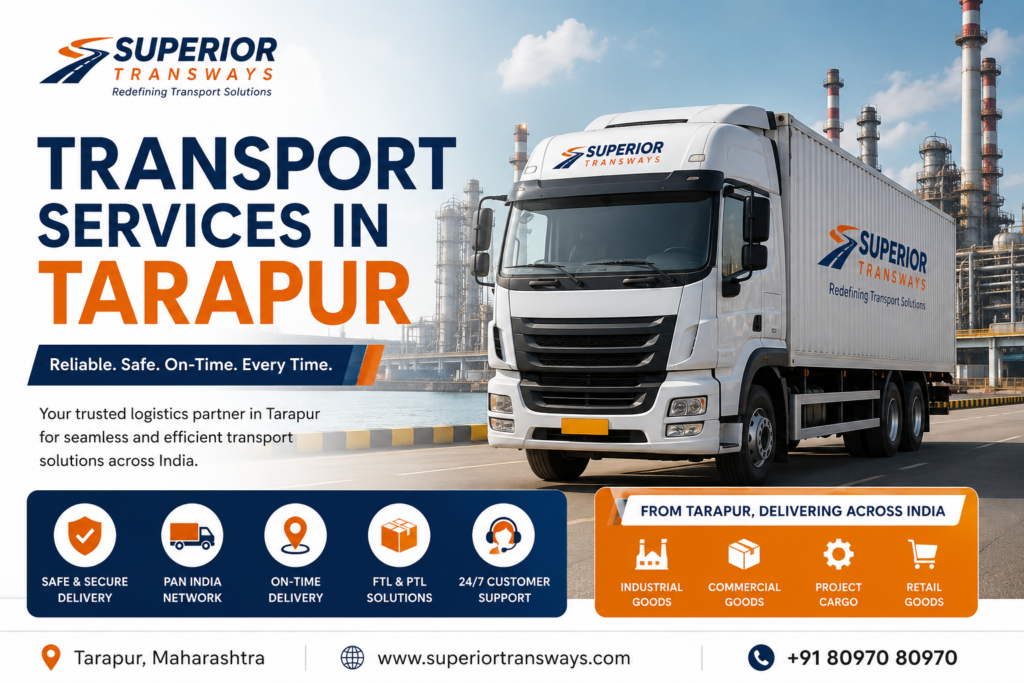 Transport Services in Tarapur | Superior Transways