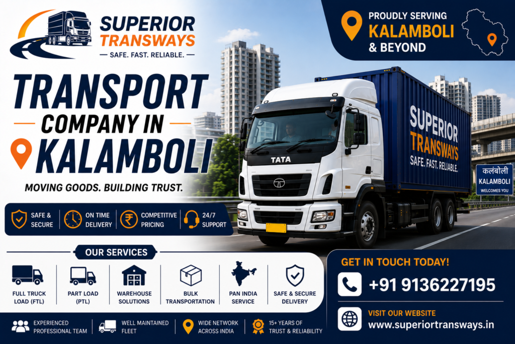 Transport Company in Kalamboli | Superior Transways