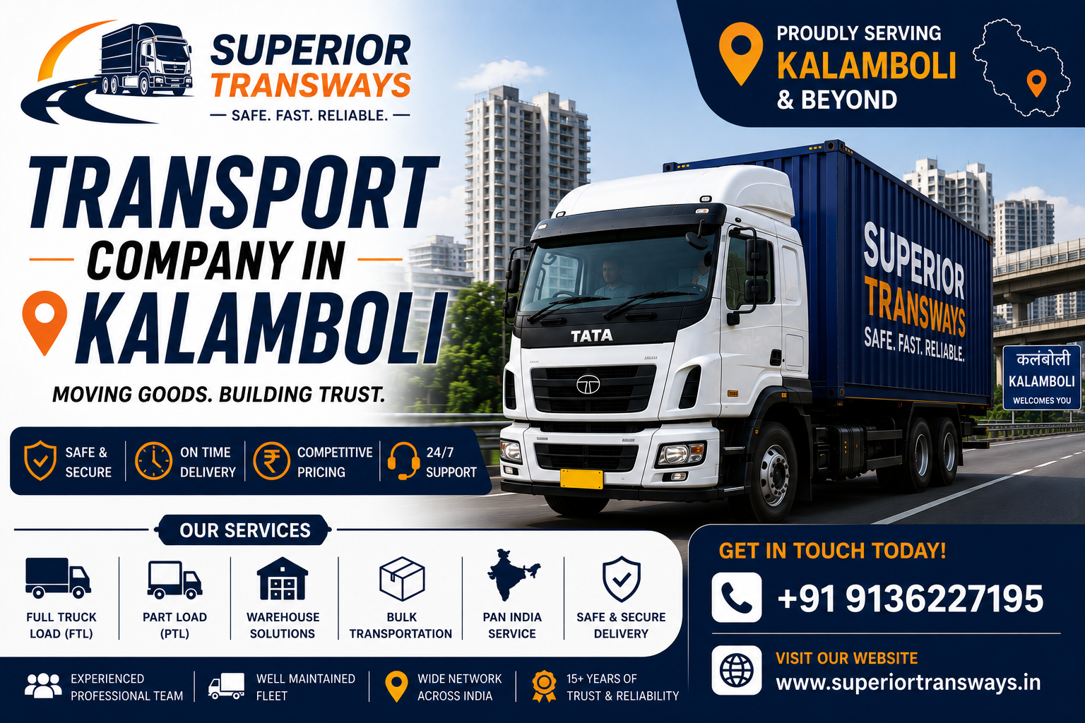 Transport Company in Kalamboli | Superior Transways