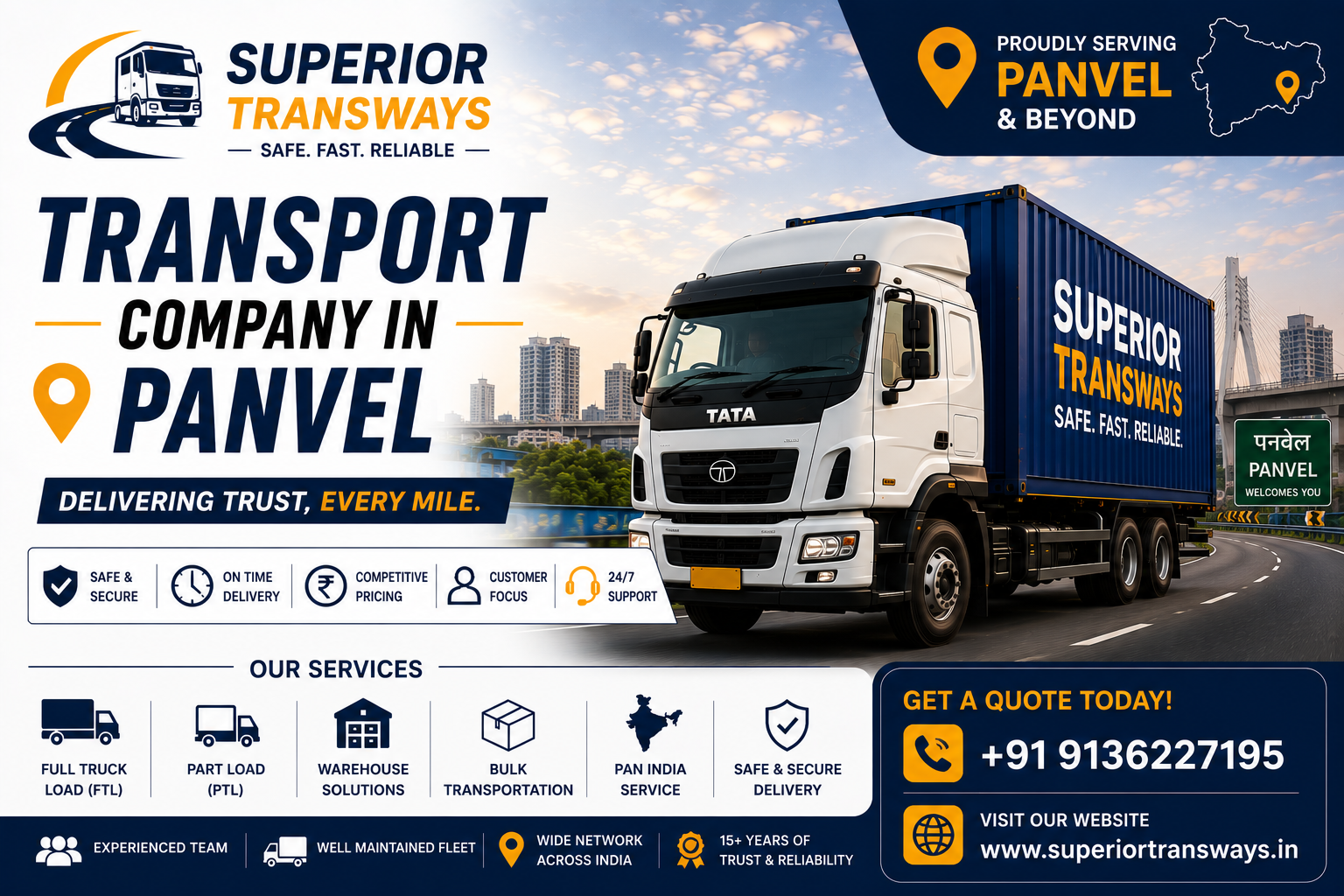 Transport Company in Panvel | Reliable Logistics Partner
