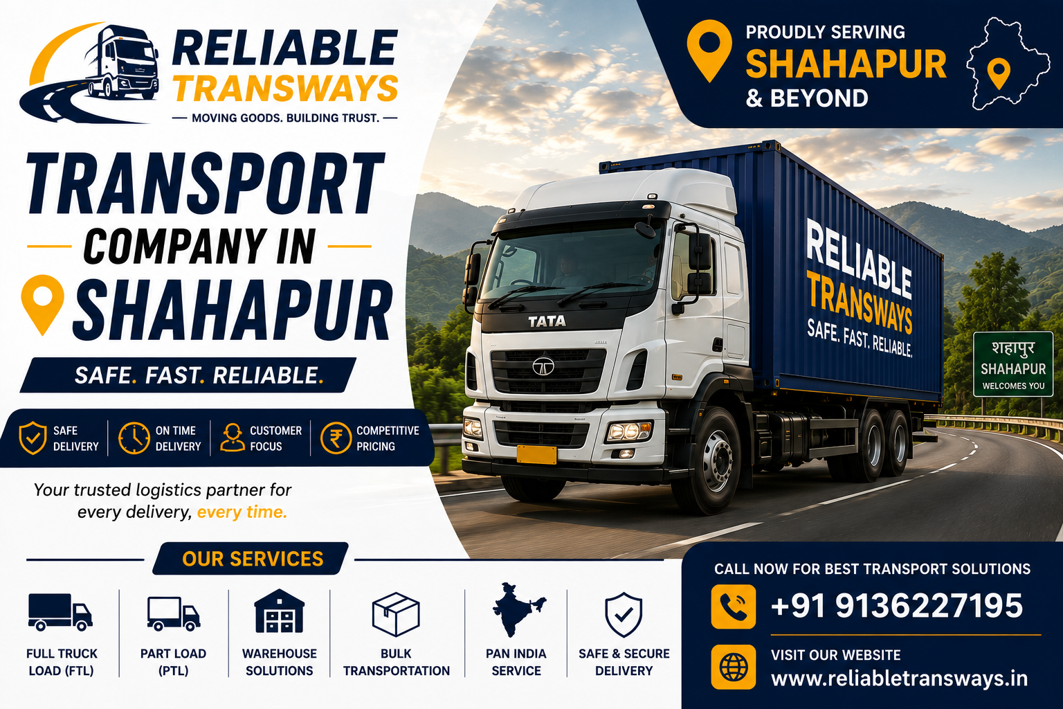 Transport Company in Shahapur | Reliable Freight Services