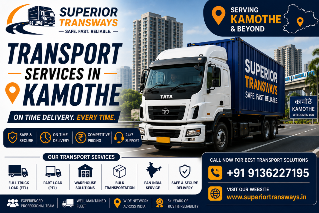 Transport Services in Kamothe | Superior Transways