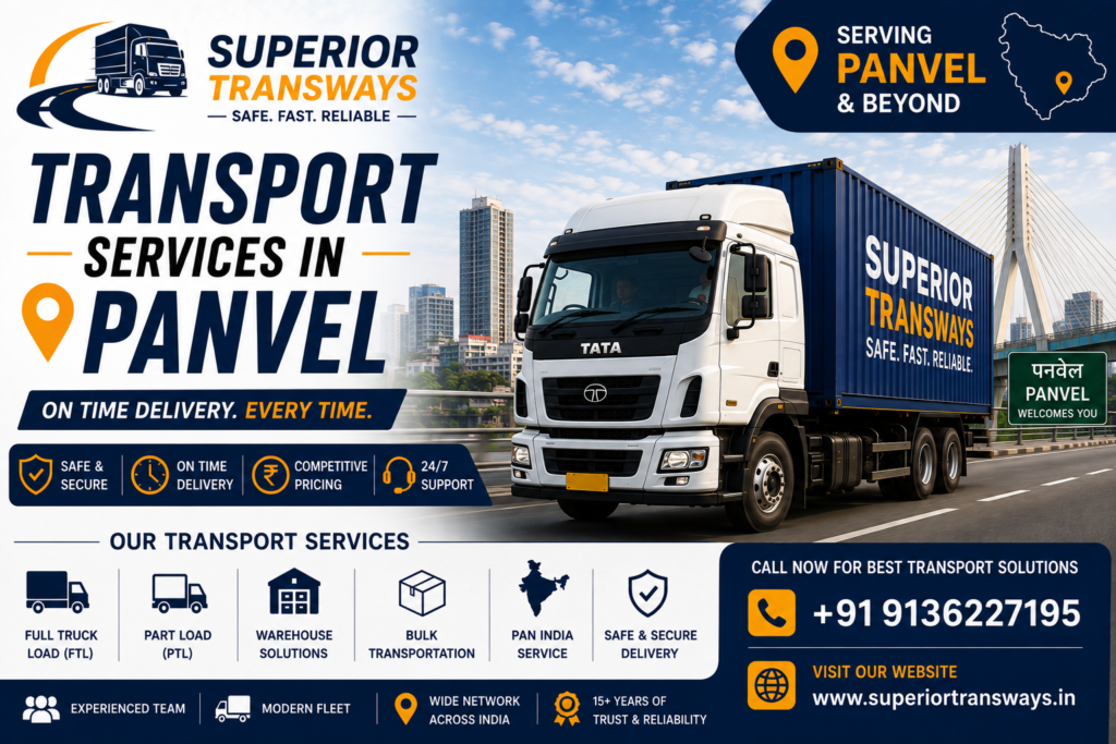 Transport Services in Panvel | Superior Transways
