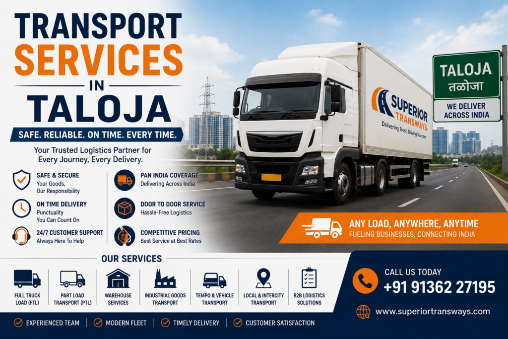 Transport Services in Taloja | Superior Transways