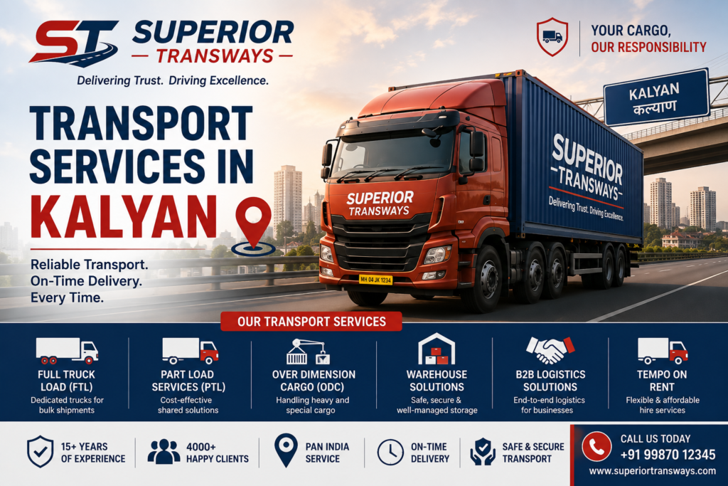 Transport Services in Kalyan | Superior Transways