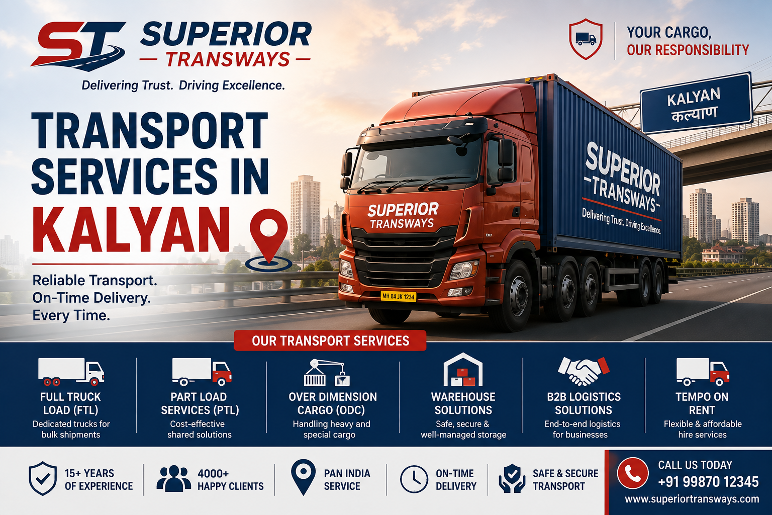 Transport Services in Kalyan | Superior Transways