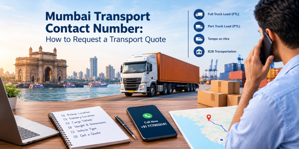 Mumbai Transport Contact Number: Get a Quick Quote